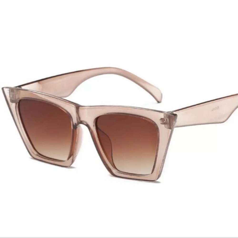 Champagne Box Frame Sunnies
